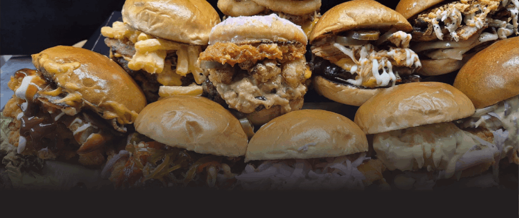 Baseline burger background